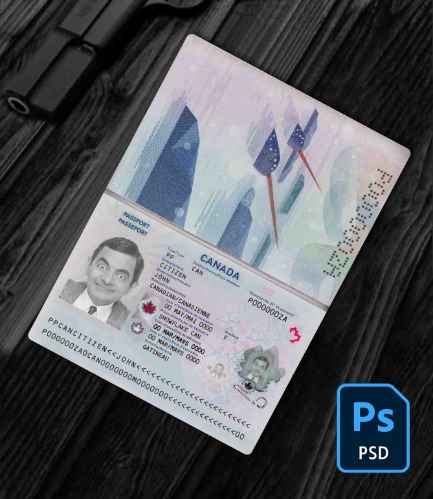 Canada passport 2023-present PSD